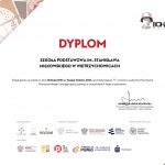 Dyplom z podziękowaniem za udział w akcji BohaterOn