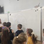 Dzieci określają poziom zadowolenia po przeprowadzonej lekcji. Przykleja karteczki obok wybranej emotikonki.