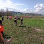 Wyścig dziewcząt, ostatnie metry jednej z naszych uczennic