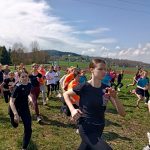 Start biegu dziewcząt klas starszych