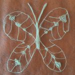 Kształt motyla wykonany techniką 3D